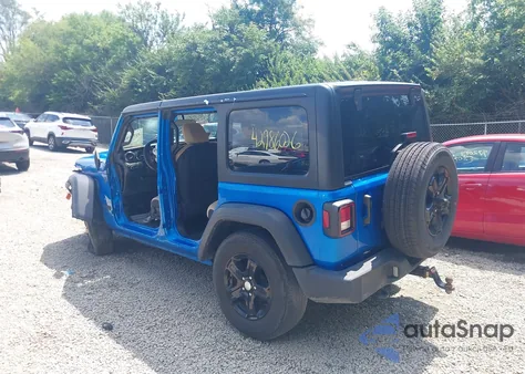 2022 Jeep Wrangler Unlimited Sport S 4X4 from USA, damaged, VIN 1C4HJXDN9NW184406